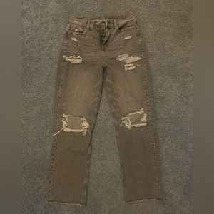 American Eagle Ripped Highest Waist 90s Boyfriend Jeans